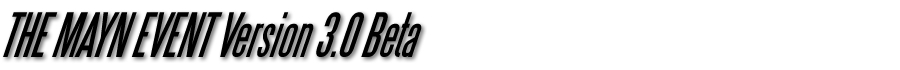 The Mayn Event Website - Version 3.0 Beta